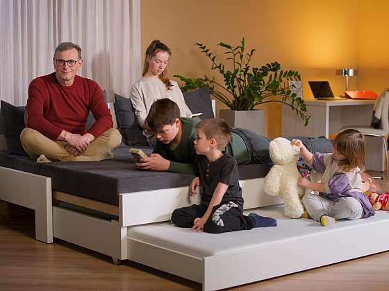 Malý prostor? Velká výhra! Soutěžte o rozkládací postel Betka od firmy Wood Service