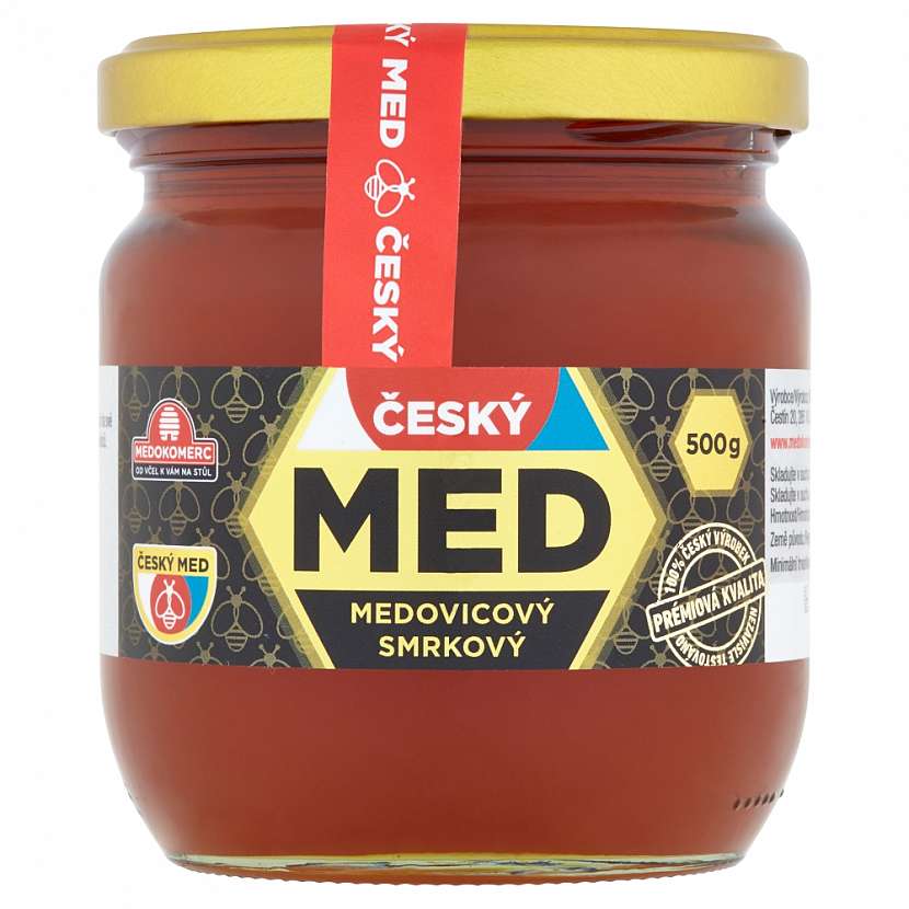 Český med medovicový smrkový