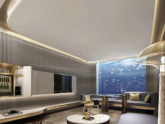 Luxusní hotel v lomu nabízí ubytování pod vodní hladinou