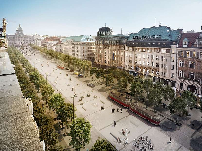 Nová pražská High Line, tržnice plná života, metropolitní filharmonie nebo nová podoba Václavského náměstí (Zdroj: CAMP)