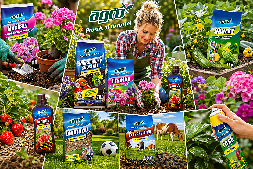 Každý balíček bude obsahovat mix vybraných produktů značky AGRO určených pro pěstování, výživu a péči o rostliny na užitkové i okrasné zahradě