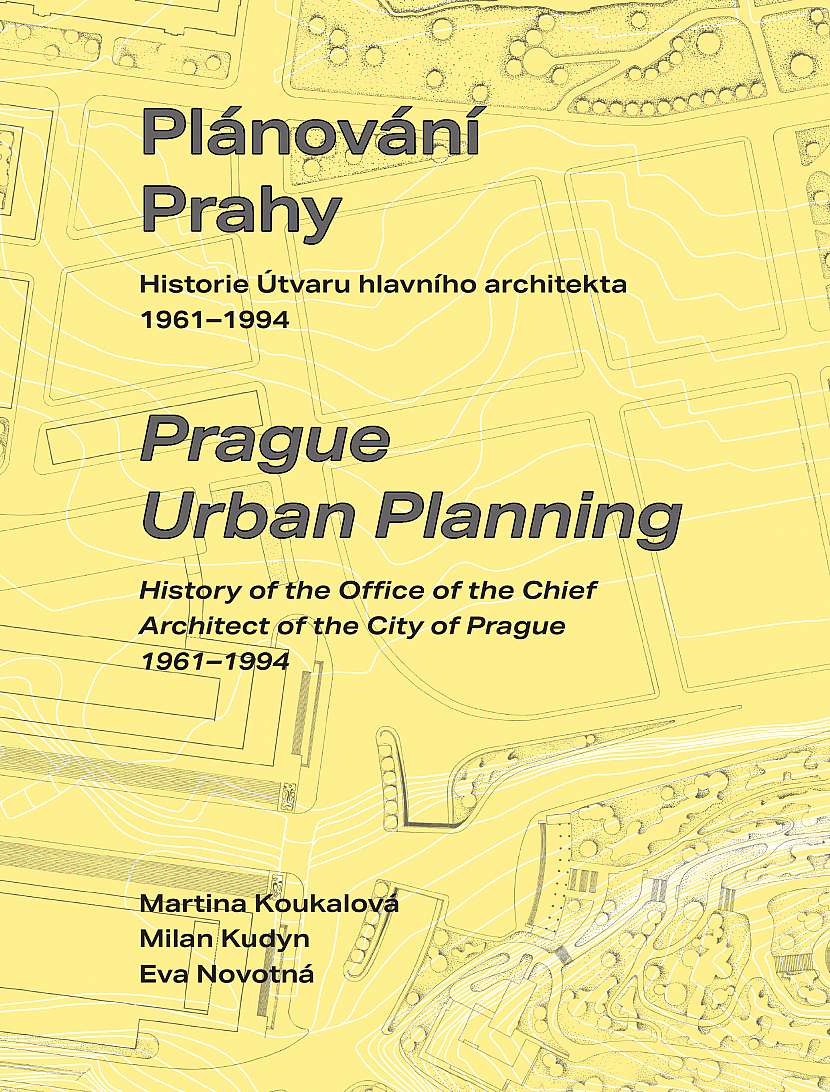 Obálka nové knihy o historii Útvaru hlavního architekta Prahy