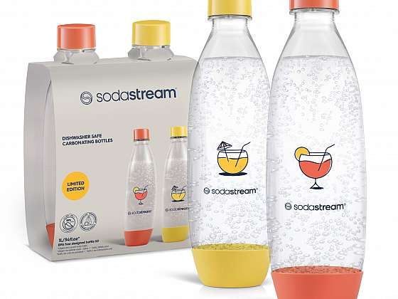 Soutěž o 3 balíčky lahví Sodastream FUSE Orange/Yellow