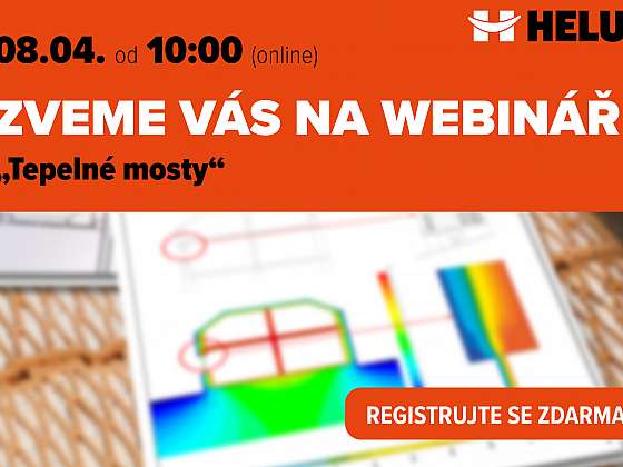 Online webinář společnosti HELUZ na téma „Tepelné mosty“