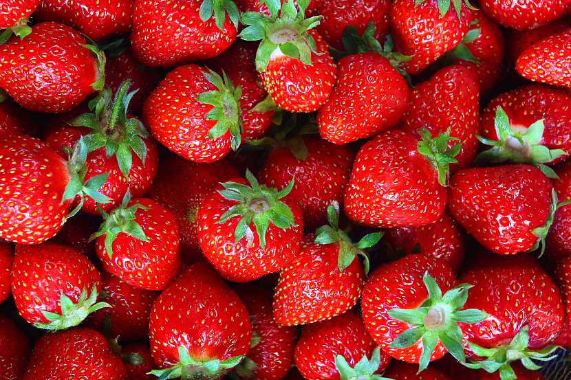 Oblíbené jahody obsahují spoustu zdraví prospěšných látek