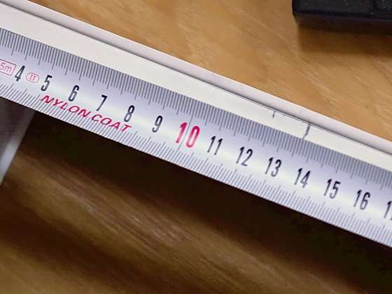 Měření lišty