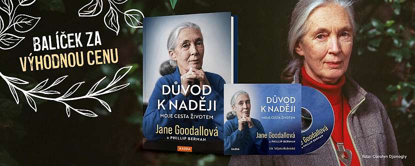 Jane Goodallovou si můžete poslechnout i v audioknize