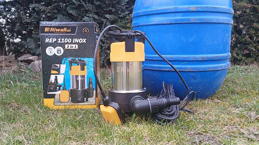 Čerpadlo si poradí i s nečistotami a pevnými částicemi