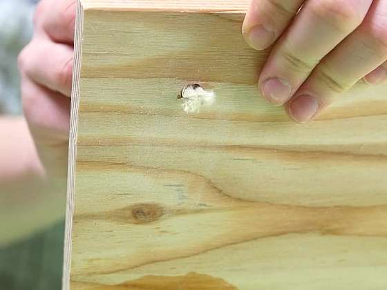 Detail dřevěného prkna
