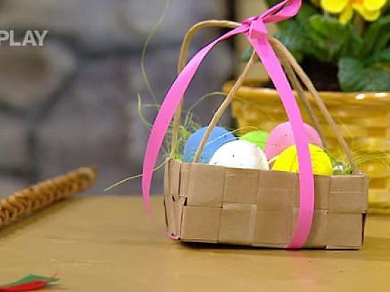 Jak si vyrobit dekorativní košíček z papíru