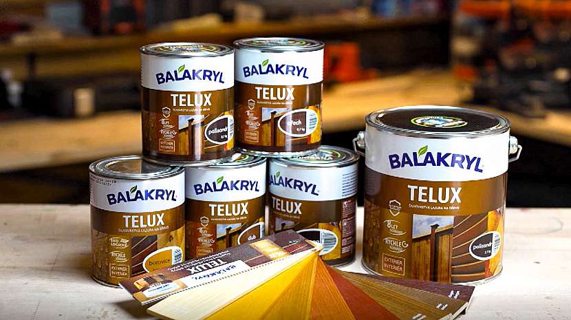 Silnovrstvá lazura Balakryl Telux je vhodná pro nové i renovační nátěry všech druhů dřeva