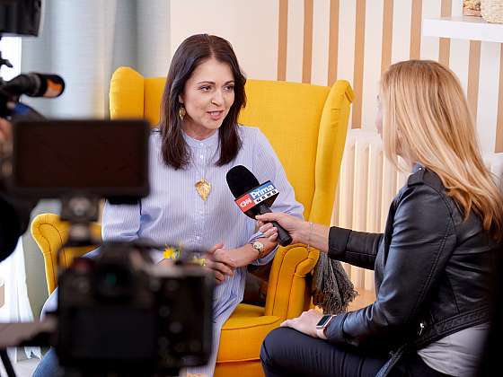 Nový Receptář prima nápadů 2022 - Eva mluví s reportérkou