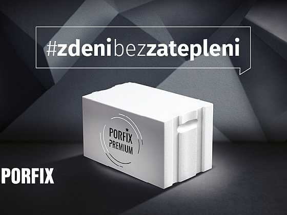 Zdění bez zateplení? Ptejte se po PORFIXu!