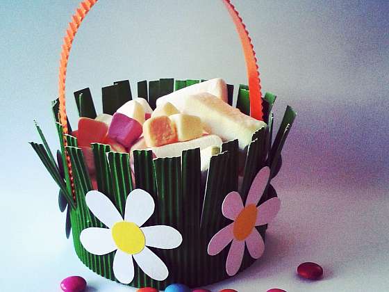 Otevřít článek/video: Jarní košíček na sladkosti