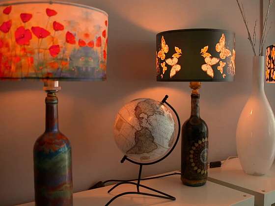 Vyrobte si stylovou lampu ze starých lahví