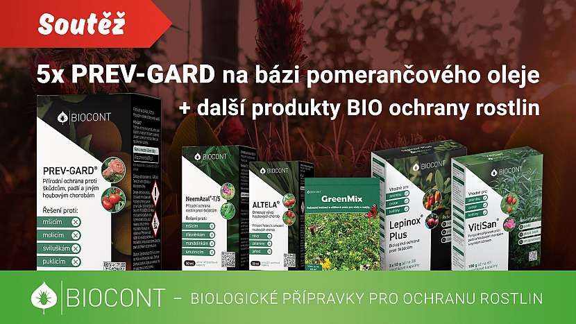 Pět vylosovaných výherců získá balíček produktů BIOCONT v hodnotě 1000 Kč 
