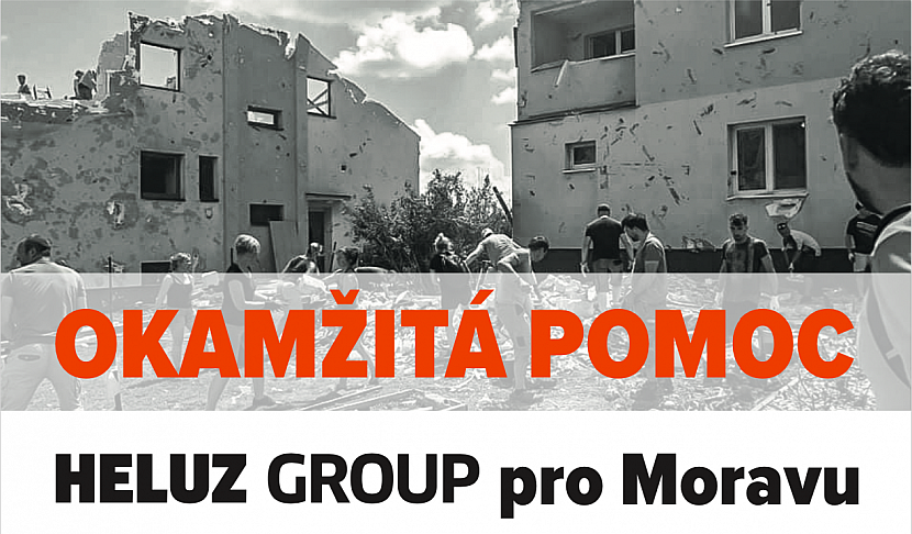 Společnost HELUZ zorganizovala okamžitou pomoc pro Moravu (Zdroj: HELUZ)