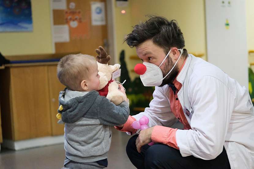 Zdravotní klauni pomáhali dětem i během pandemie (Zdroj: Zdravotní klaun)