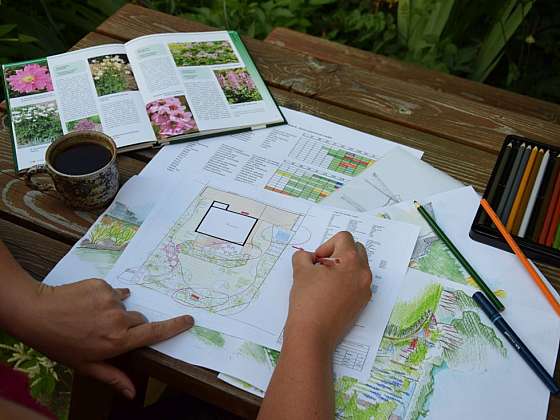 Škola zahradní architektury: Vymýšlíme základ zahrady, koncept a studii