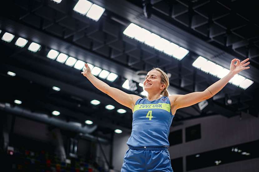 Gabriela byla vždycky odhodlaná, že basket je to, co by chtěla v budoucnu dělat