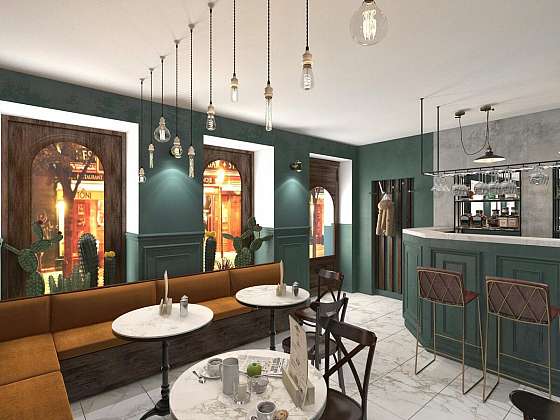 Návrh interiéru restaurace vám může ušetřit miliony korun