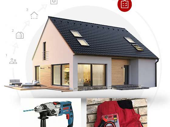 otevřít: Vyhrajte kvalitní příklepovou vrtačku Bosch GSB 20-2 Professional a zjistěte cenu svého domu