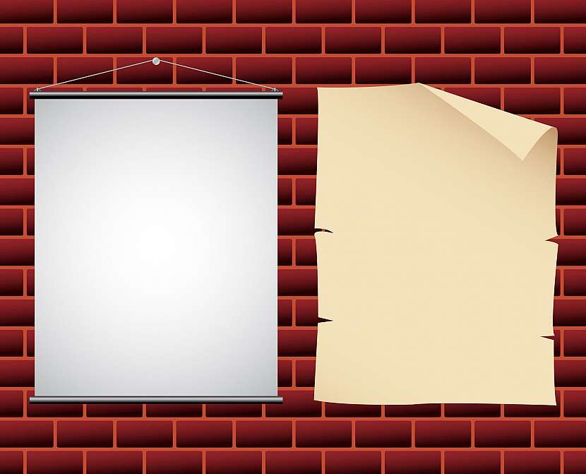 Přilepení na zeď je jedním ze způsobů, jak pověsit plakáty (Zdroj: Depositphotos)