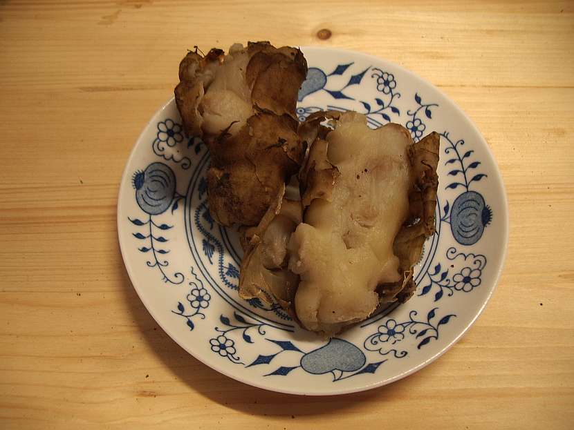 Vařené topinambury