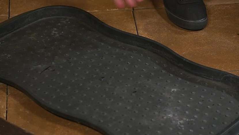Plastová podložka na boty