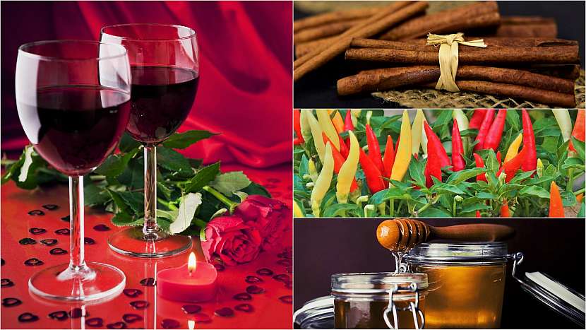 Domácí afrodiziakum: červené víno se skořicí, chilli papričkou a medem