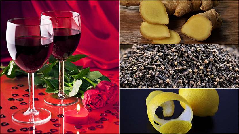 Domácí afrodiziakum: červené víno s hřebíčkem, zázvorem a citronem