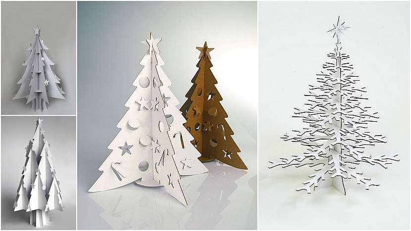 Vánoční stromek z papíru