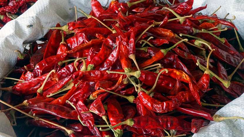 Oblíbený kajenský pepř jsou usušené a umleté chilli papričky