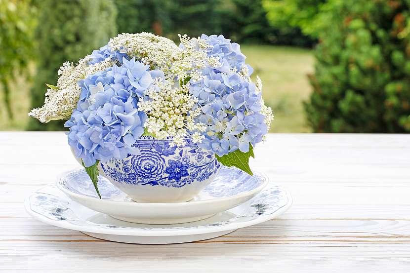 Na stole v bytě i na terase se bude vyjímat květinová dekorace (Zdroj: Depositphotos)