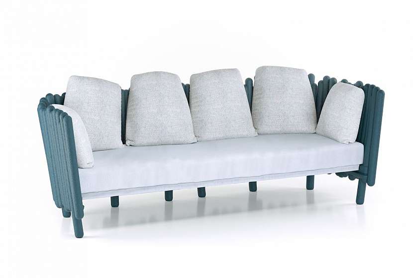 Sofa Canisse, design Philippe Nigro, Serralunga.