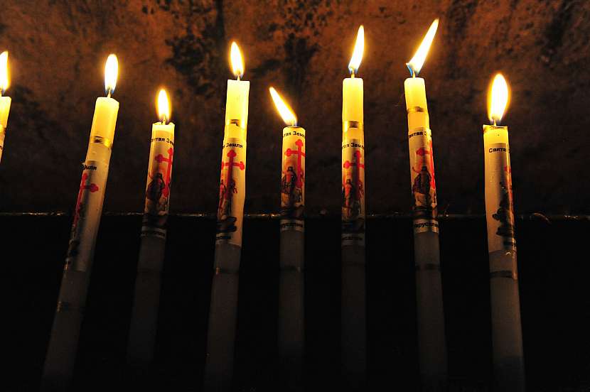 Svíčky z Jeruzaléma