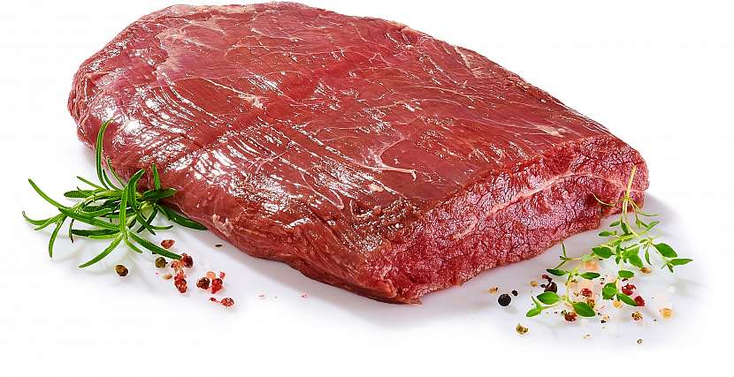 Flank steak je steak z hovězího pupku, přesněji z části spodního šálu