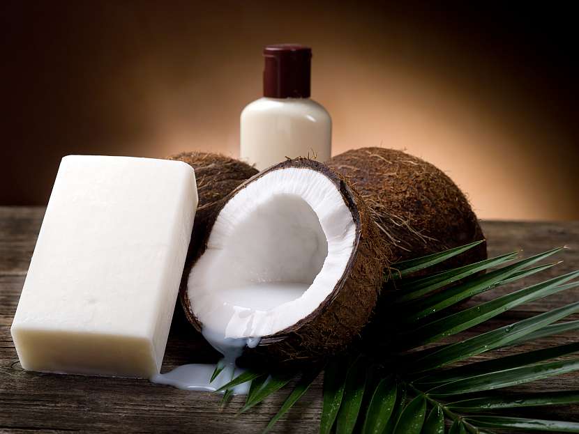Kokosové mýdlo, kokos