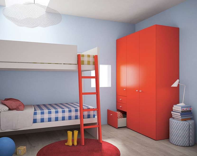 obr.11_go modernNidi Childen&#39;s bedroom furniture range - composition 07.