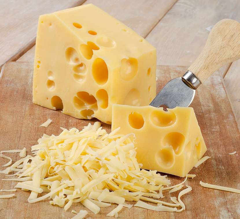 Čerstvě nastrouhaný sýr krásně voní