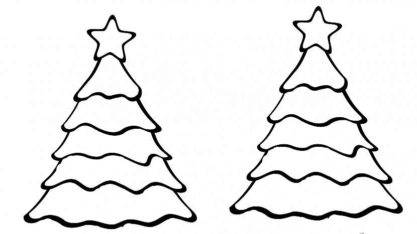 Vánoční stromeček s vůní koření: nejprve vystřihneme stromeček
