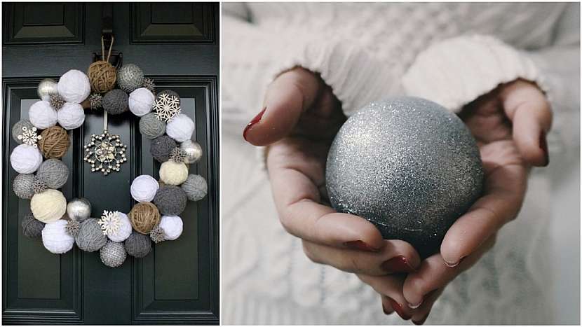 Vánoční barvy: bílá a stříbrná značí šarm a upřímnost