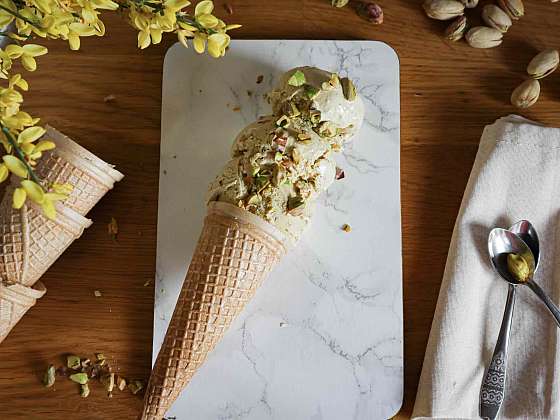 otevřít: Domácí pistáciová zmrzlina jako z italské gelaterie