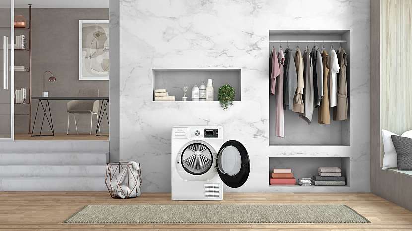 Sušička prádla pečuje o oblečení i vaše zdraví (Zdroj: Whirlpool)