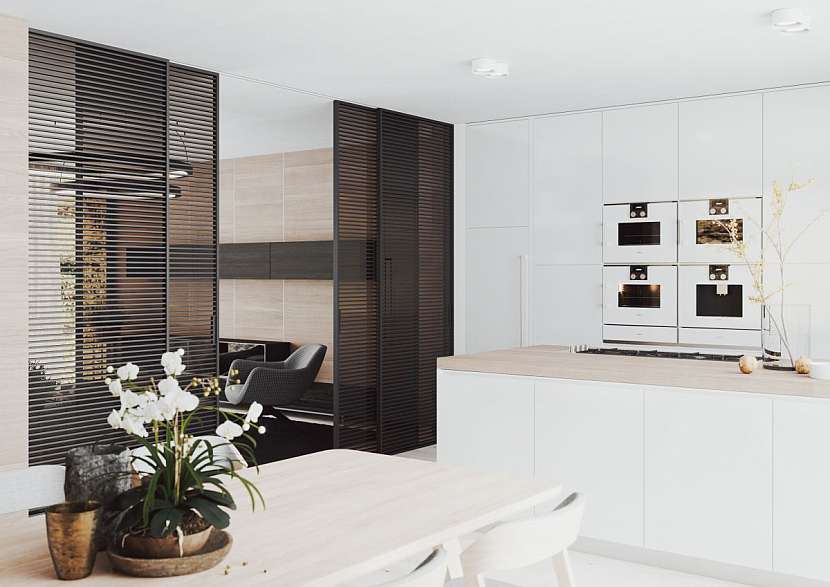 IDEALINE horizontal, posuv PREMIUM, obklad EFEKTA.