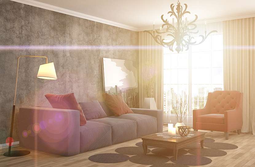 Luxusně zařízený obývací pokoj-1