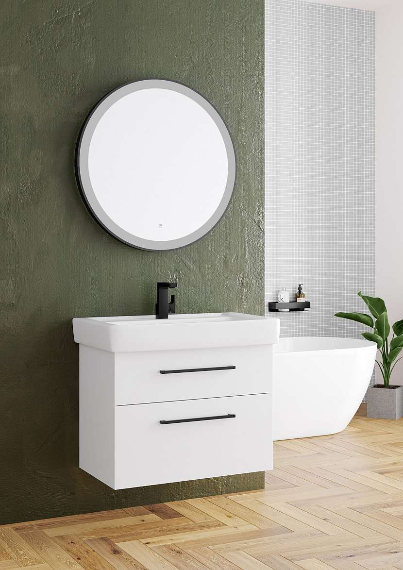 Černé koupelnové doplňky dodají punc elegance