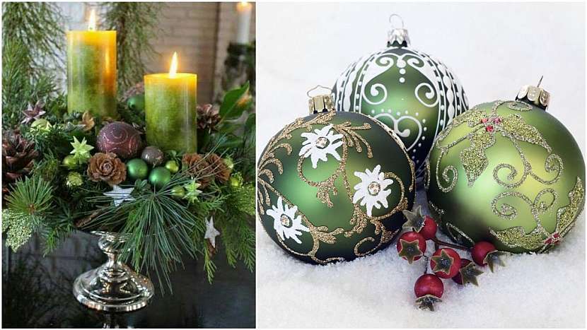 Vánoční barvy: zelená značí statečnost a dobré srdce