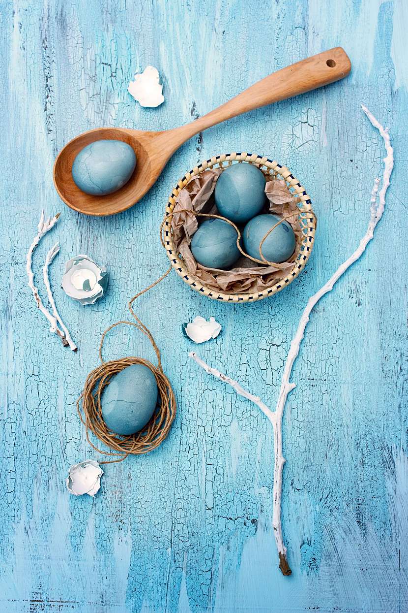 Modrá vajíčka