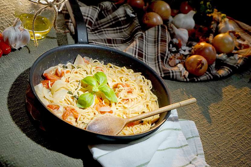 Rychlé špagety vypadají báječně a stejně báječně i chutnají (Zdroj: Archiv FTV Prima, se svolením FTV Prima)